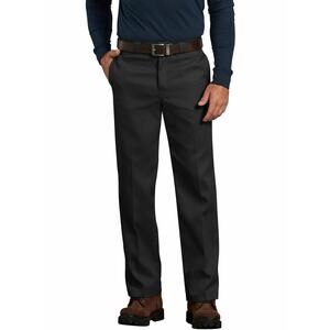 Dickies Mens Flex 11874 Work Pants Original Fit Black Size 38x30